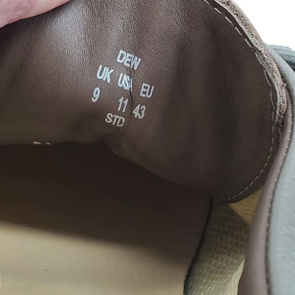 Women's Hotter Dew Soft Leather Laced Bronze Brown 2 Tone Comfort Shoes Size 11 - Picture 6 of 8